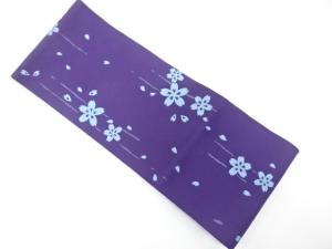 桜模様織り出し　リバーシブル浴衣帯